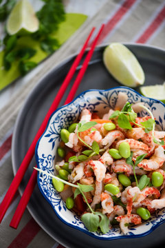 Asian style healthy salad