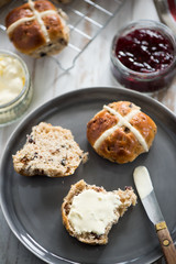 English cream tea, fresh scones