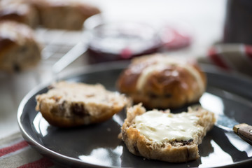 Serving fresh homemade scones