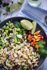 Wholefood vegetarian salad