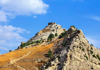 Fortress wall and tower