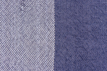 Fototapeta premium Blue cloth texture close up to be used as background - vintage effect style pictures.