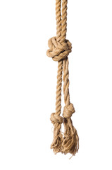 Rope isolated on the white background