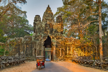 Morning Angkor Wat, Cambodia. - obrazy, fototapety, plakaty