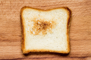 Grilled toast for background