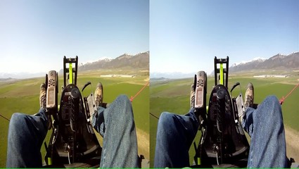 Ultralight after takeoff 3D