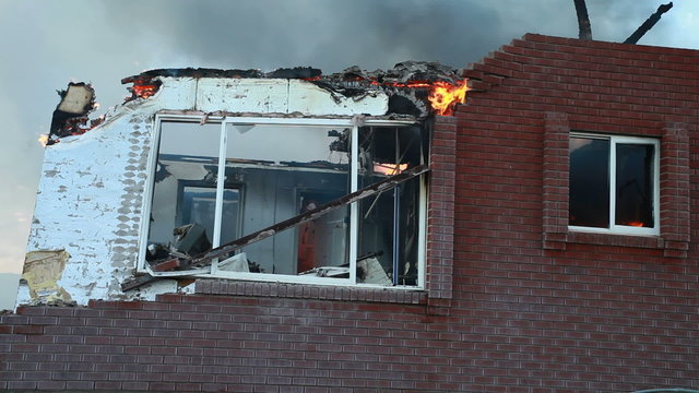 House fire window P HD 0750