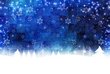 Fototapeta premium 雪 クリスマス 背景
