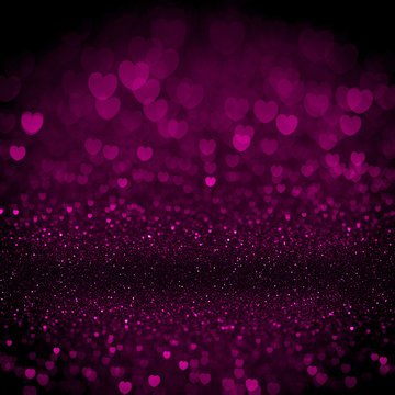 Heart valentine light background