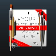 Art and crafts template