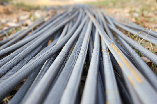 Steel rods for construction