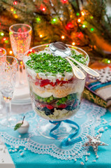 Christmas Layered Salad
