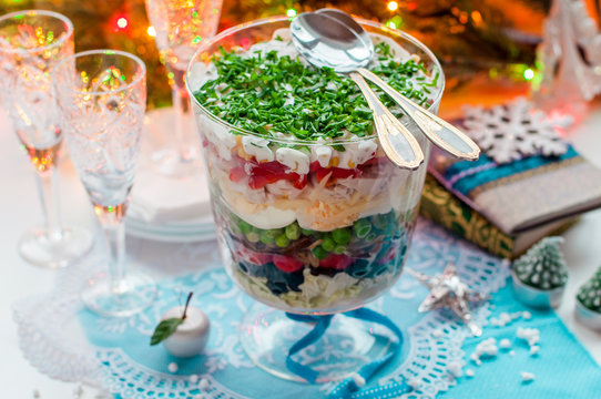 Christmas Layered Salad