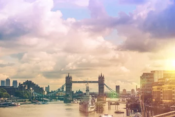 Deurstickers London River Thames Panorama © Tomasz Zajda