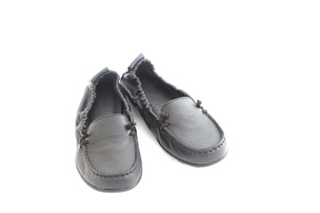 Flat black shoes
