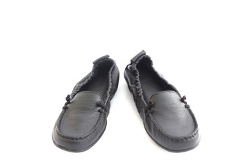 Flat black shoes