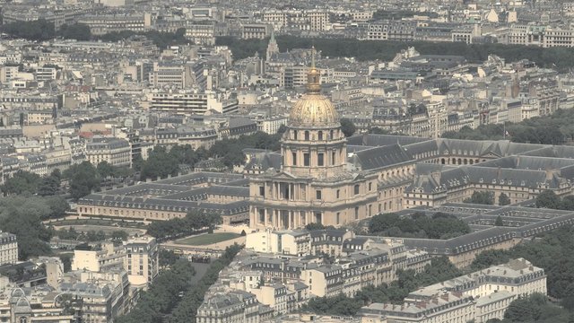 Invalides vus d'en haut 4K