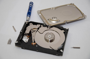 disassembled hdd