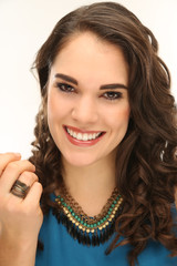 H&uuml;bsche junge Frau