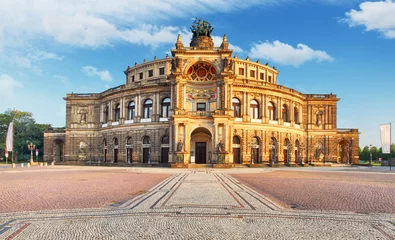 Fotobehang Theater Dresden - Semperoper, Germany
