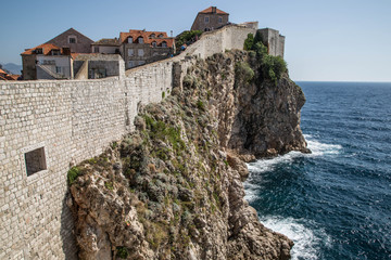 Fototapeta na wymiar Stadtmauer und Befestigungsanlage Dubrovnik