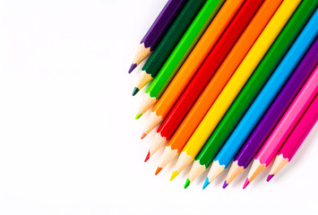 Abstract background from color pencils