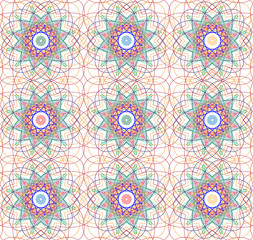 Abstract floral pattern.