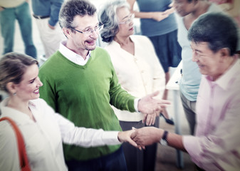 Group of Business People in the Office Concept