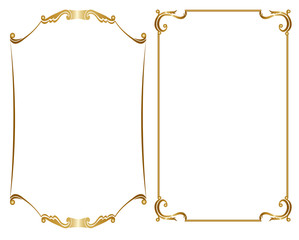 Two gold frame - 93890886