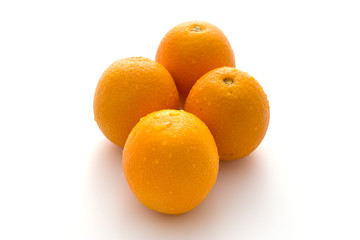 Orange isolated on white background