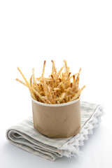 Fried taro with high starch and fat