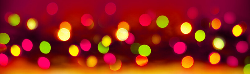 Colorful Bokeh Background .