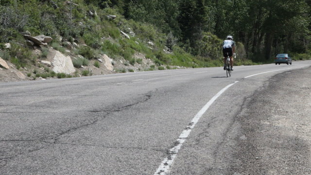 Bike on mountain road P HD 0674