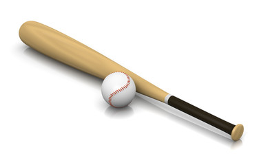 Baseball Bat and Ball