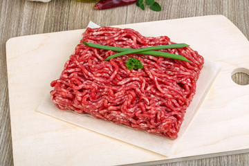 Minced beef meat