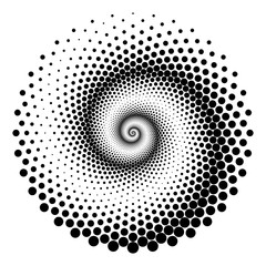 Design spiral dots backdrop - 93894208