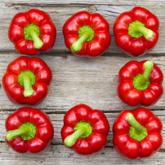 red peppers