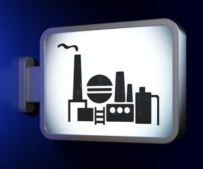 Finance concept: Oil And Gas Indusry on billboard background