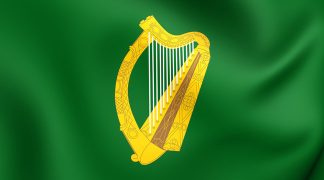 Flag of Leinster Province, Ireland.