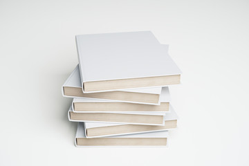 Stack of the white books