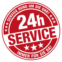 24h Service - Service rund um die Uhr! Immer für Sie da!