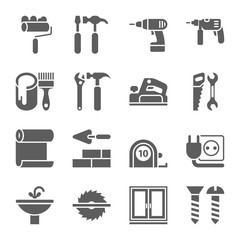 Home Repair and Tools Icons