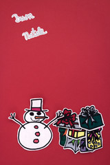 Xmas decorations greeting