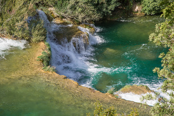 glasklare Wasserfälle