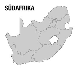 Südafrika Karte