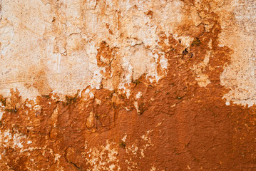 texture of a wall with two color tones