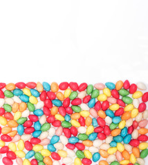 Background with bonbons