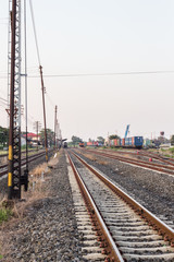 Fototapeta na wymiar rails transport