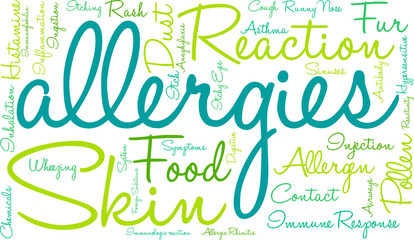 Allergies Word Cloud