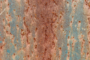 Rusty colored metal